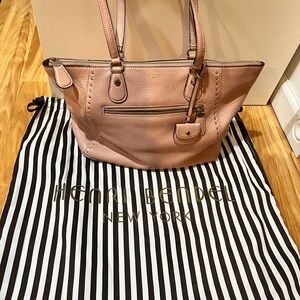 Henri Bendel Blush Leather Satchel